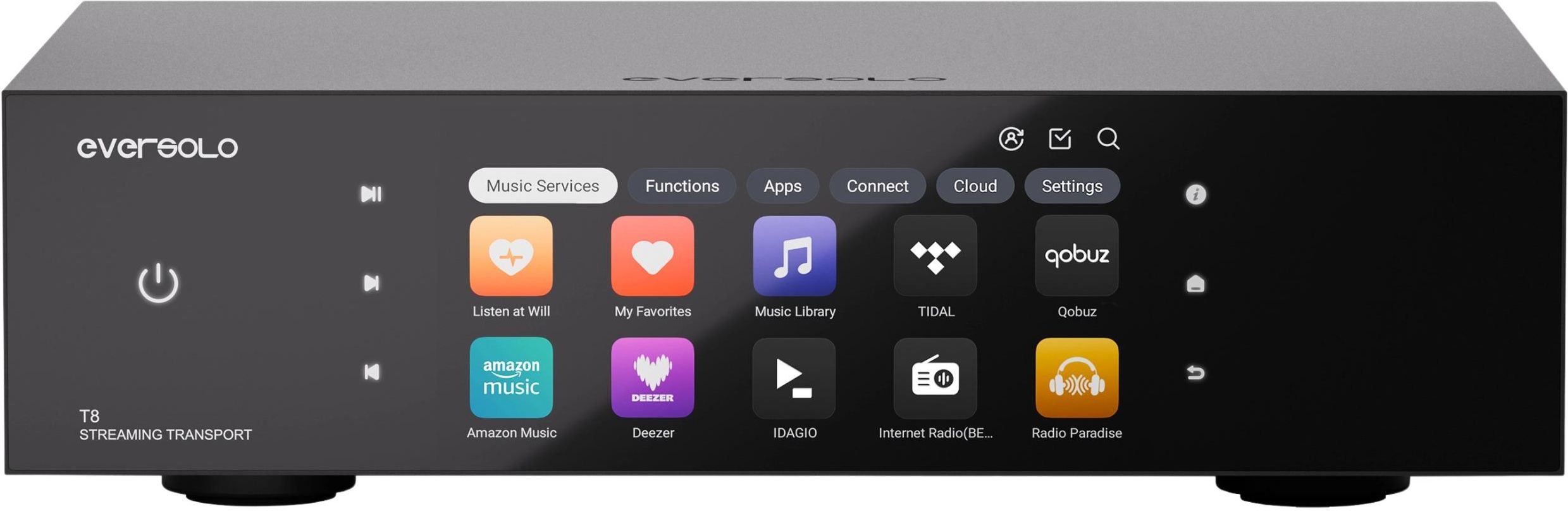 Recenzja EverSolo T8 – Transport streamujący audio